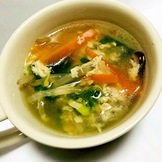 野菜たっぷり！中華スープ